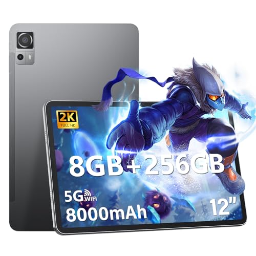 12 Inch Android Tablet with 8GB RAM 256GB ROM U598