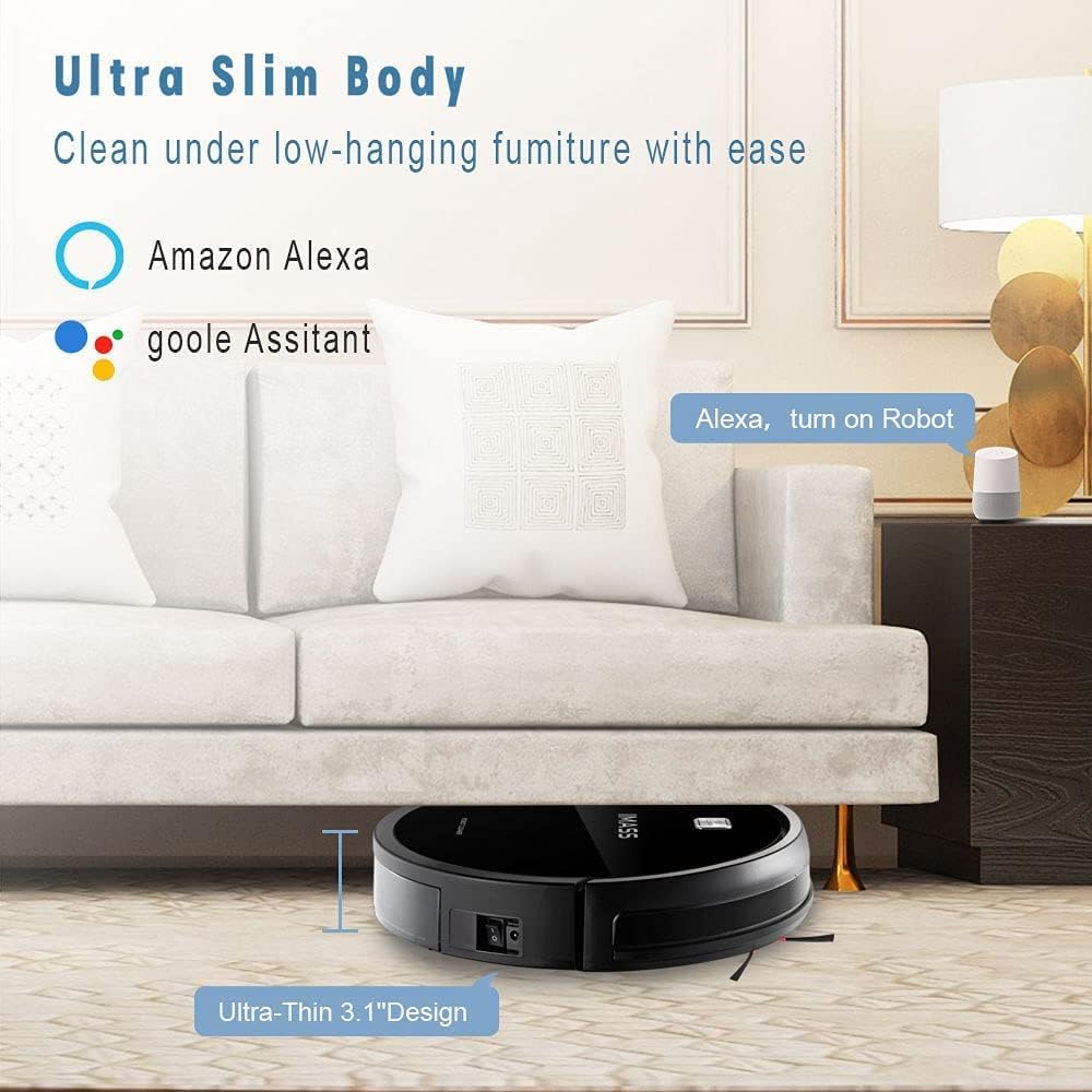 Robot Vacuum and Mop, 2600Pa Suction, Self-Charging F19511