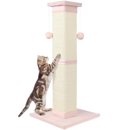 33 Inch Sisal Cat Scratching Post B274