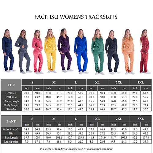 Velour 2 Piece Tracksuit Set V7603