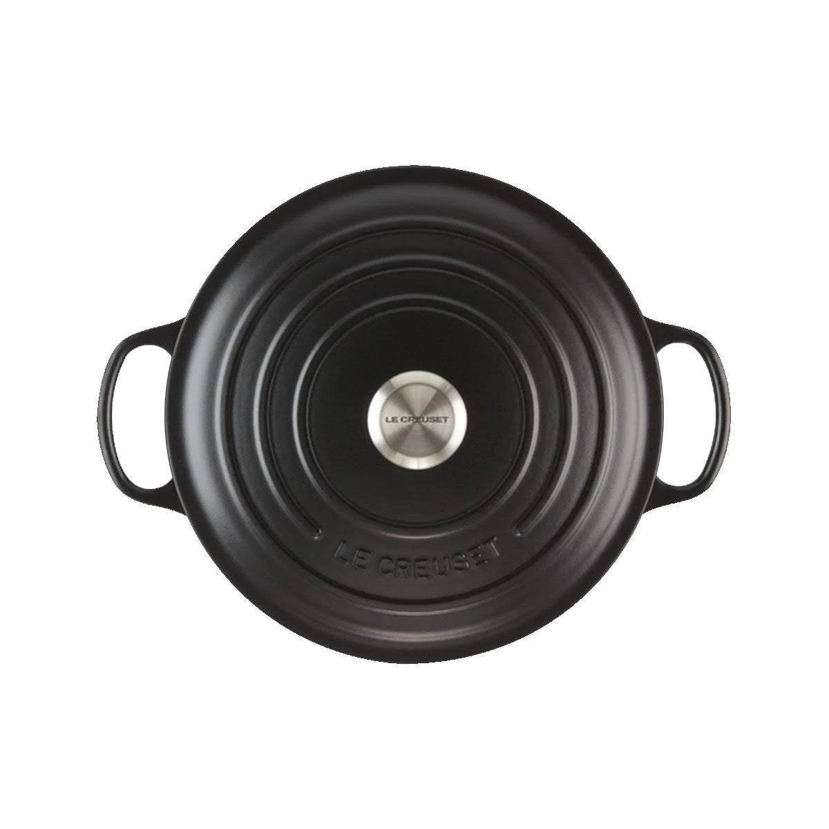 Round Casserole Cast Iron 22 cm Satin Black W45870
