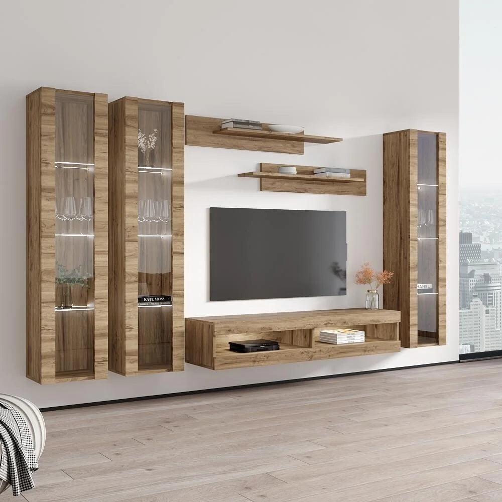 Oak Entertainment Center V42943