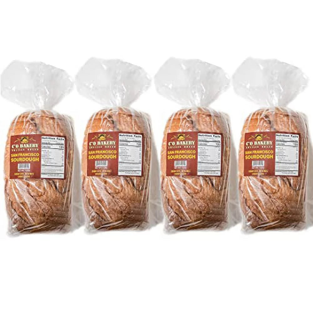 Artisan Bread Sourdough Sliced Sandwich Loaf Multipack (Pack of 4 Loaves) N1578