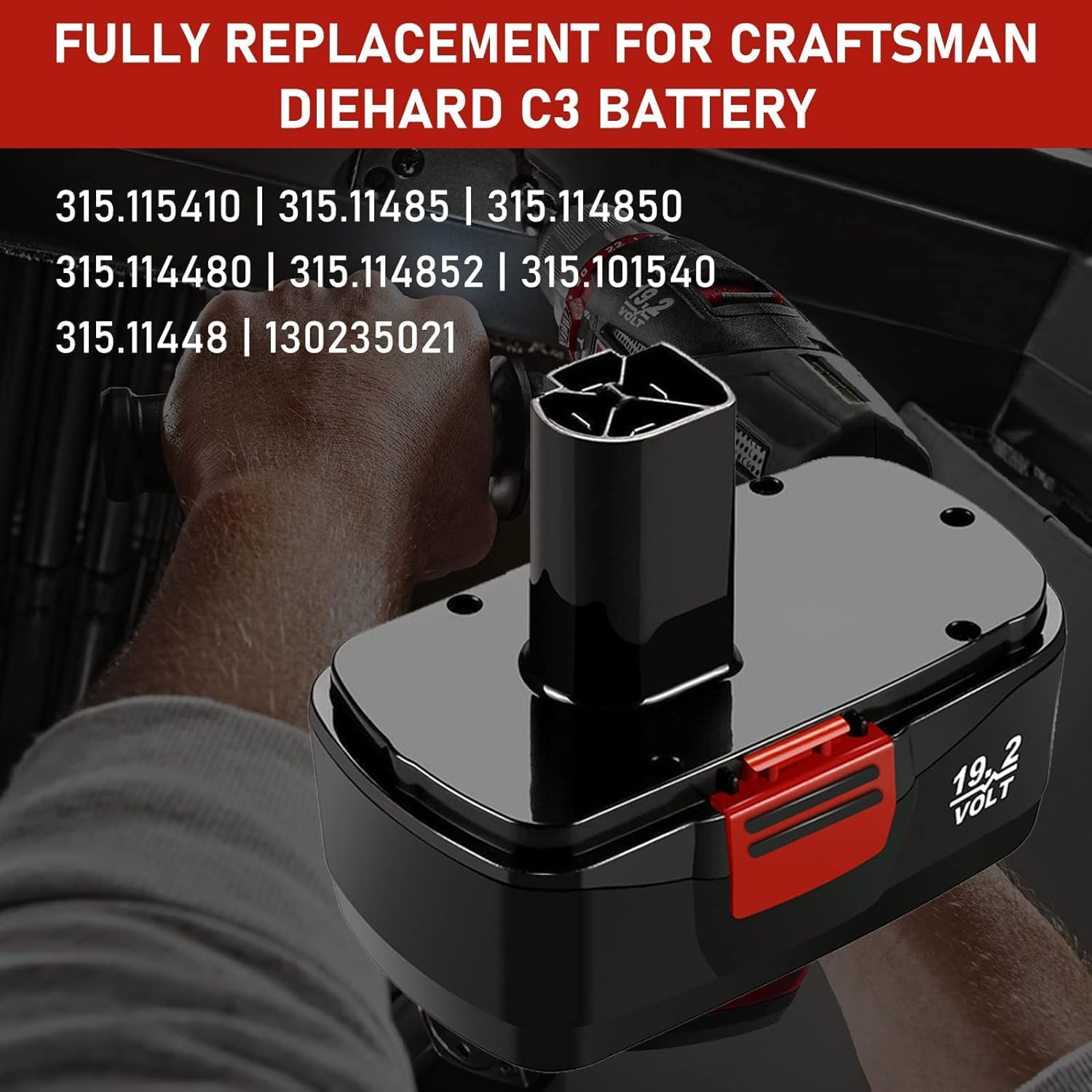 19.2V Ni-Mh Replacement Battery M9336