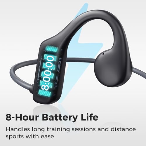 Bone Conduction Headphones Bluetooth 5.3 Waterproof Earbuds with MP3 32G Player C297