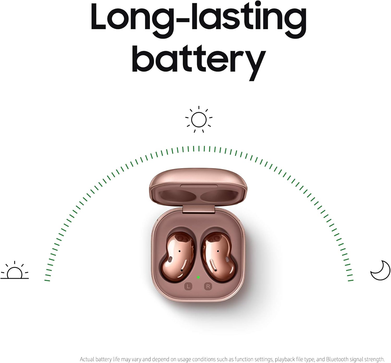 Mystic Red True Wireless Earbuds with Active Noise Cancelling and Charging Case E869