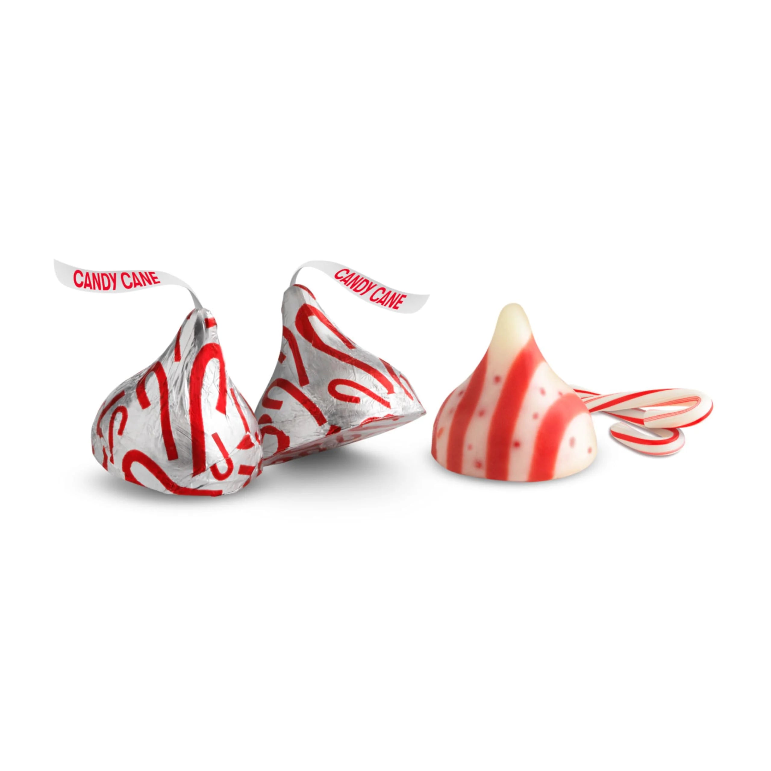 30.1 Oz Candy Cane Flavored Kisses Candy W267