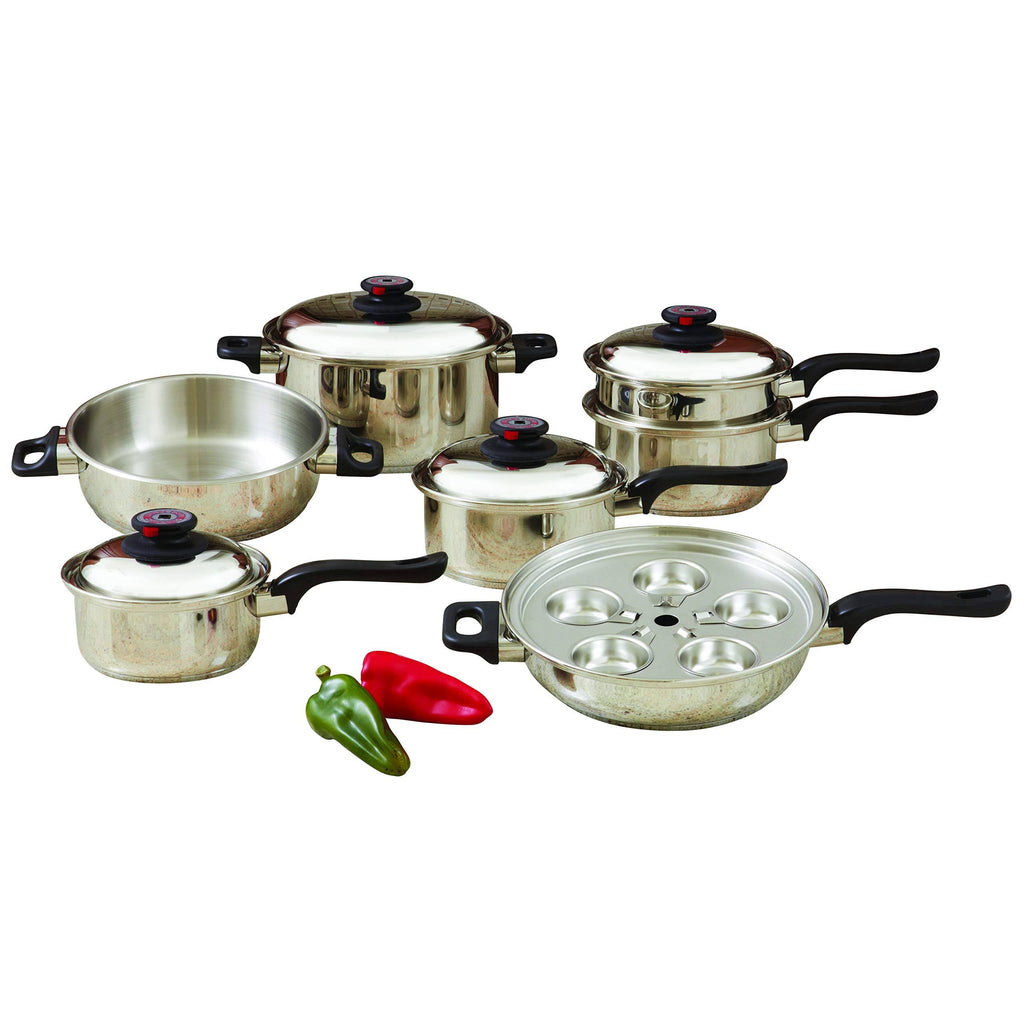 17 Piece Stainless Steel Cookware Set V550561