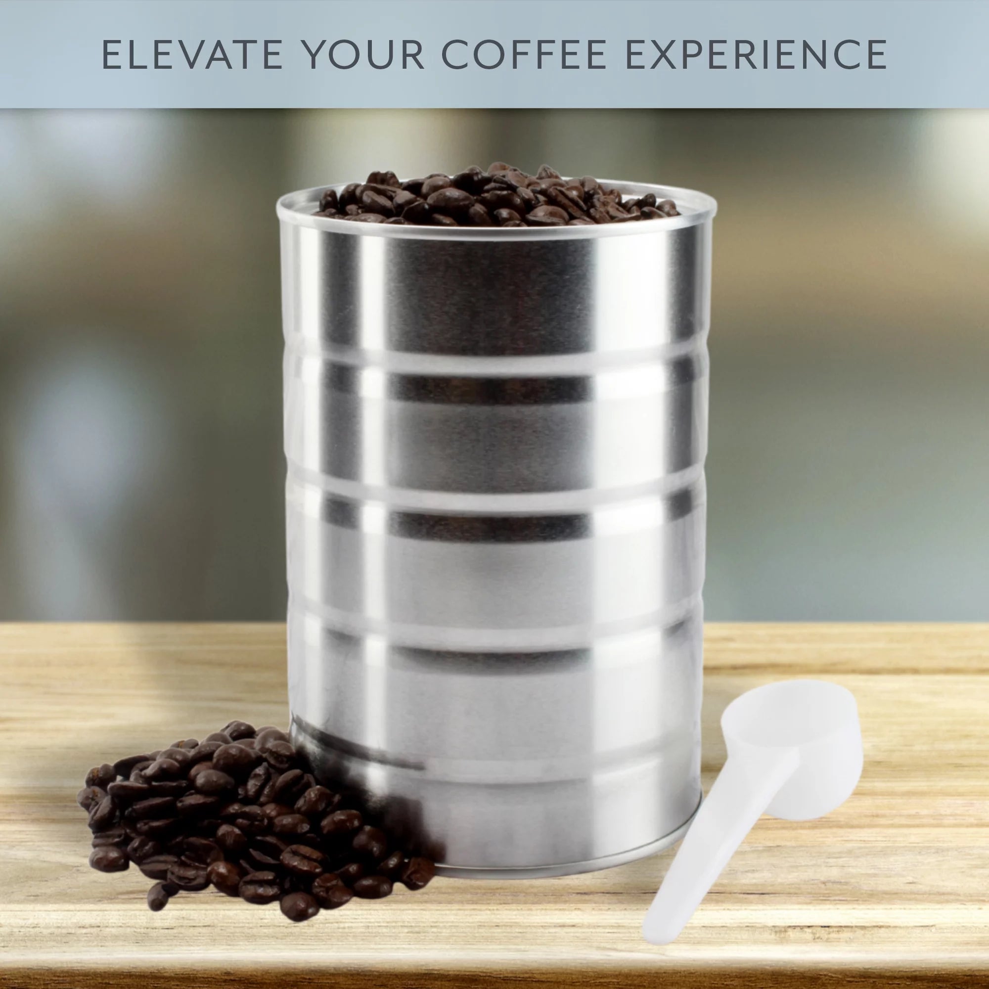Empty Coffee Cans (4-Pack) Metal Cans H7049