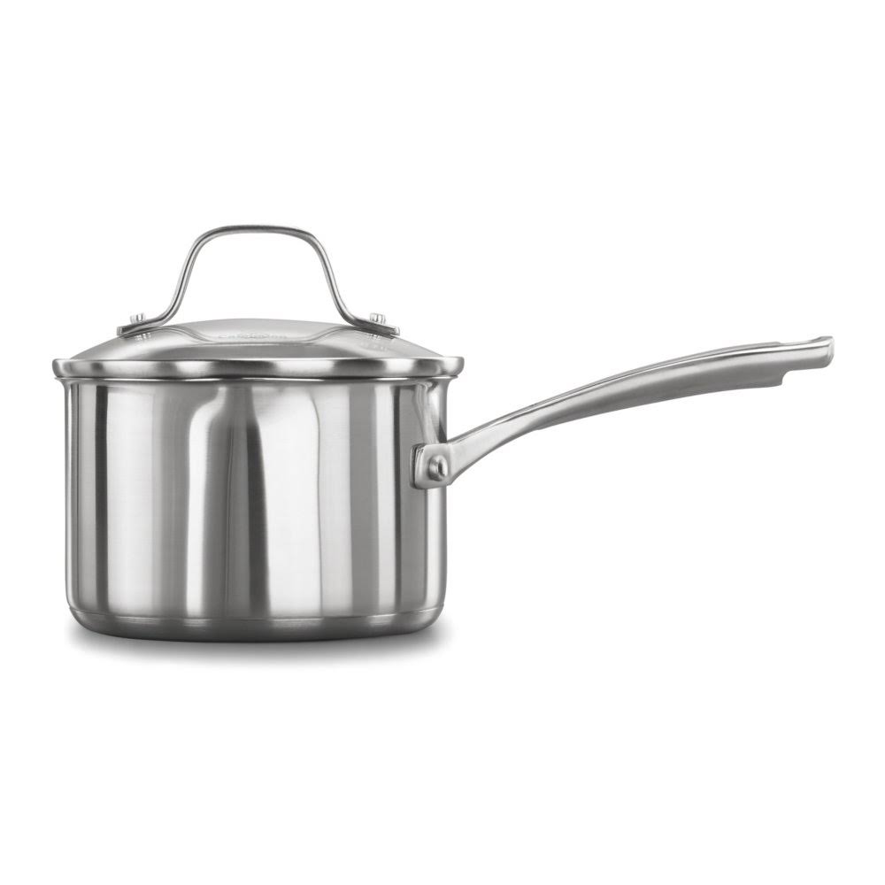Stainless Steel 1.5 Qt Covered Saucepan U373945