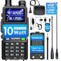 Ham Radio 10W VHF/UHF 8 Bands Two Way Radio Handheld with 2500mAh Battery Q51537
