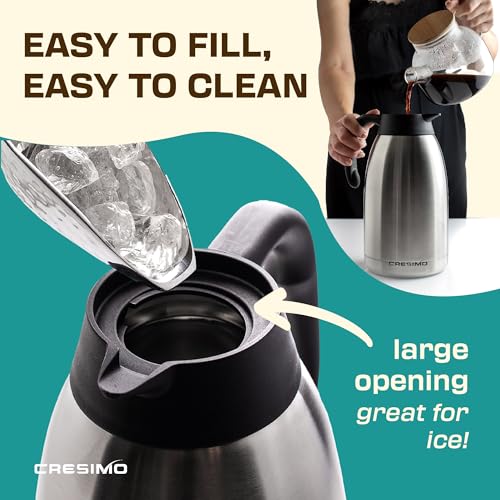 68oz Insulated Stainless Steel Coffee Carafe S342