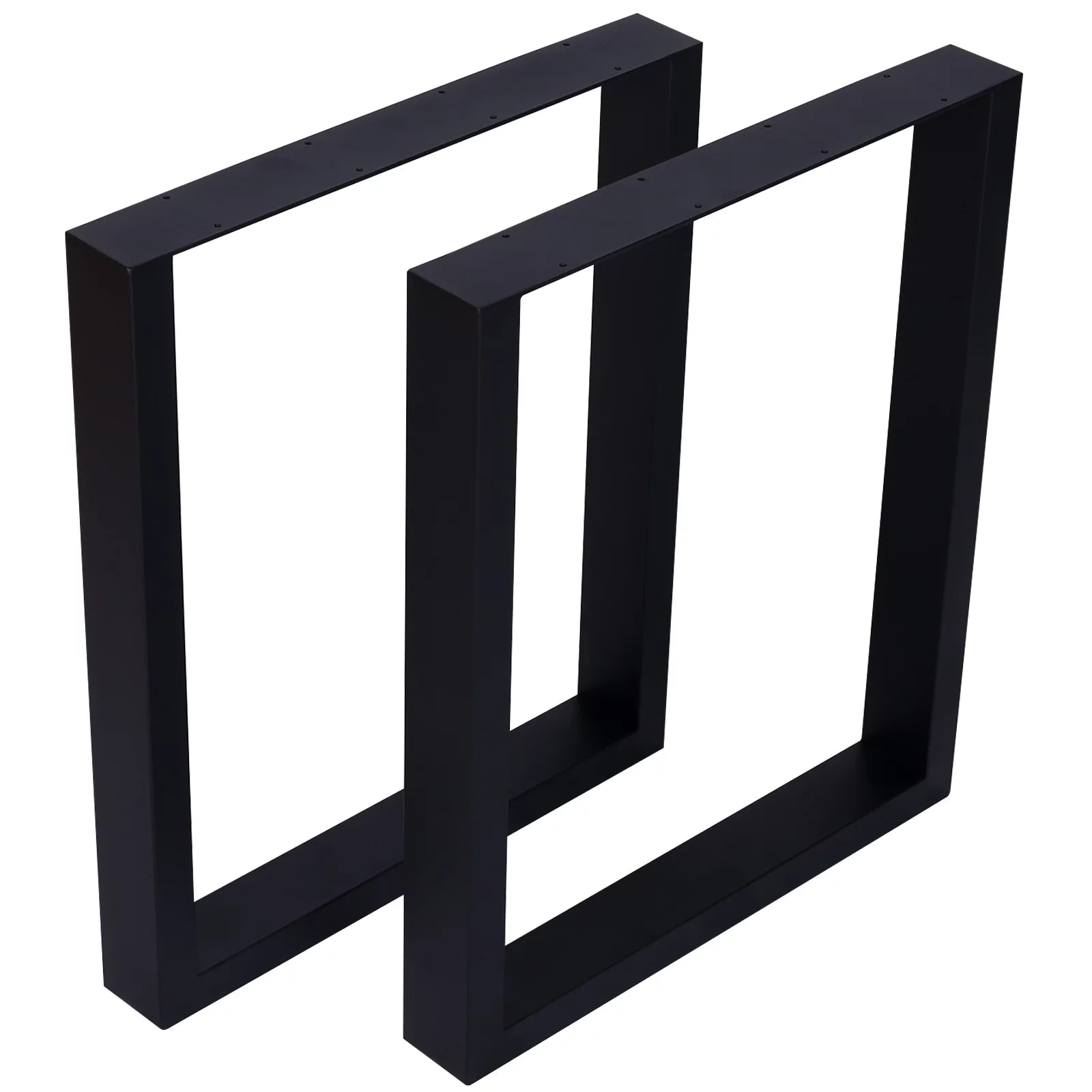 Set of 2 Square Metal Table Legs 28" Z957639
