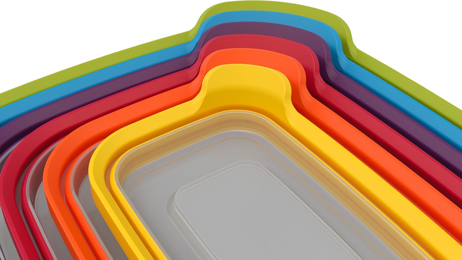 10-Piece and 12-Piece Plastic Food Storage Container Sets with Airtight Lids O688659