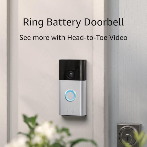 Satin Nickel Battery Doorbell Z117