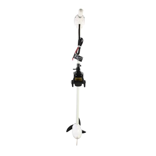 62lb Thrust Transom Mounted Saltwater Electric Trolling Motor with LED Battery Indicator 40" Shaft K558