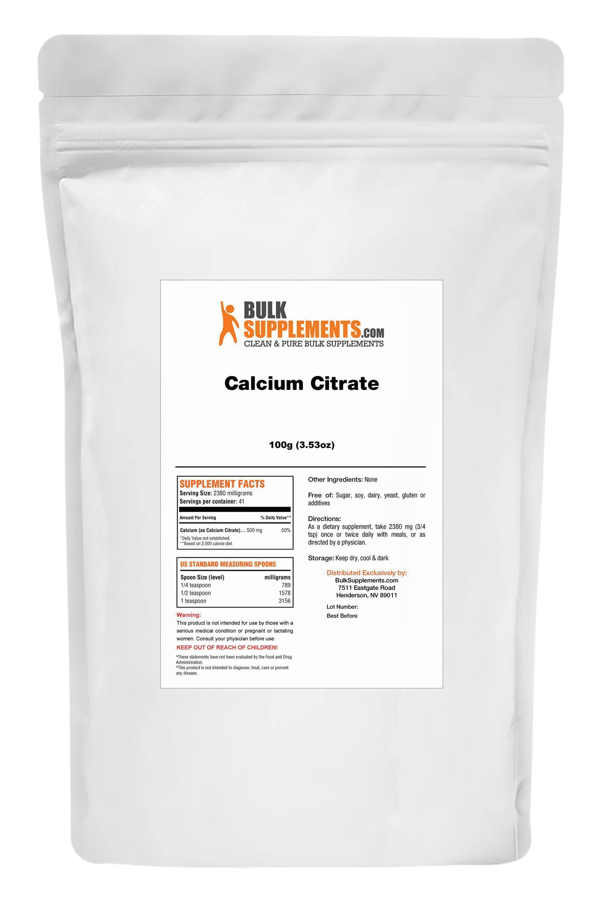 Pure Calcium Citrate Powder (5 Kilograms) L13341
