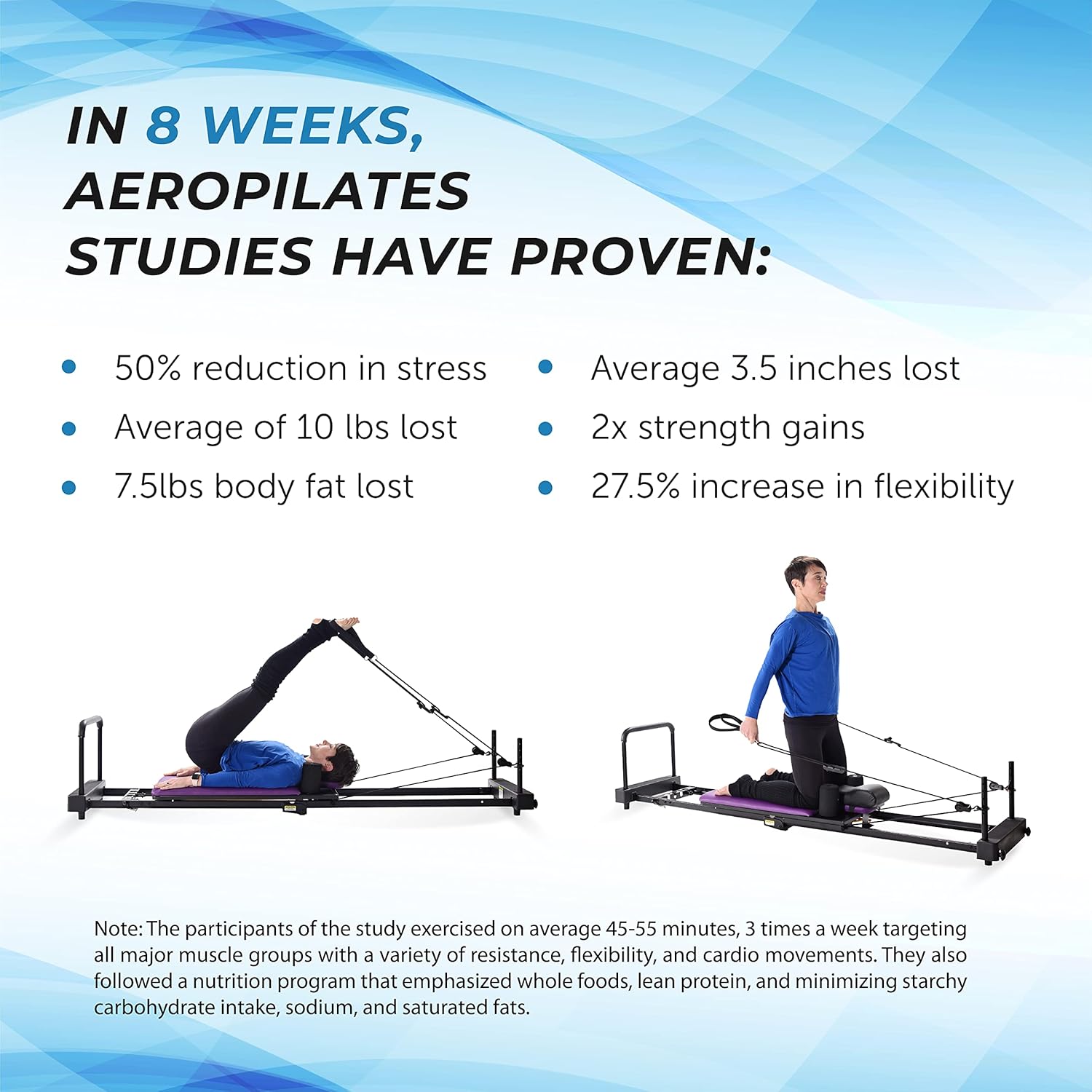 Pilates Reformer Workout Machine with Rebounder Y8924