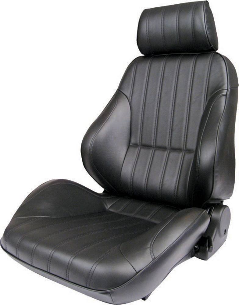 Black Vinyl Right Recliner Seat J144203