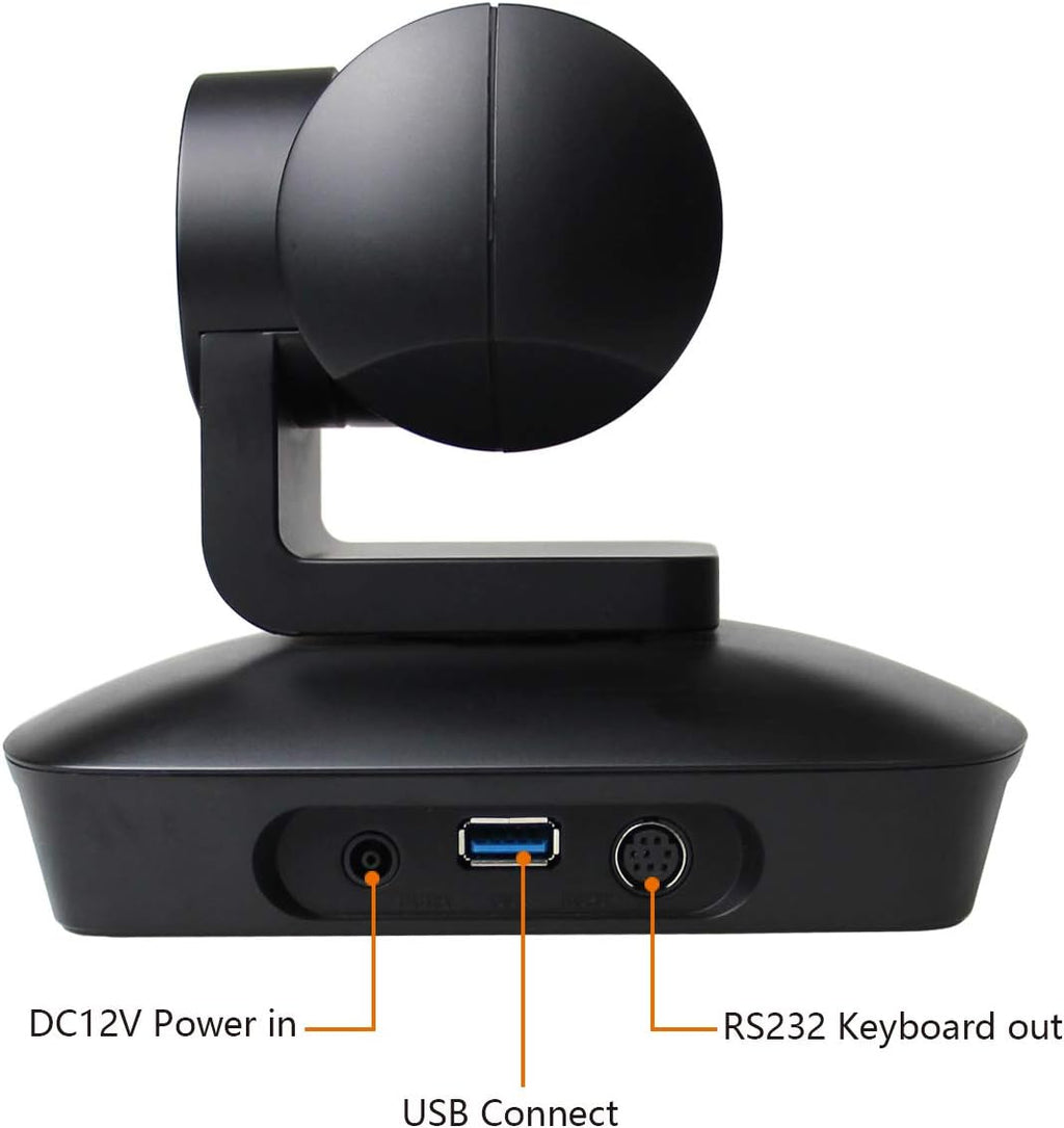 HD 1080P PTZ Conference Room Camera with 4 Microphones Array, 10X Optical Zoom L6168