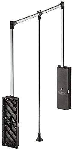 Heavy Duty 33 lbs Pull Down Closet Rod (Black) Y12806