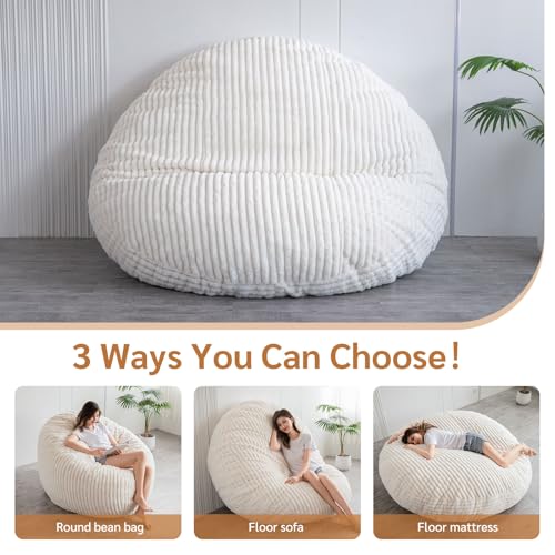 3 in 1 Bean Bag Chairs with High-Density Foam Filling V658