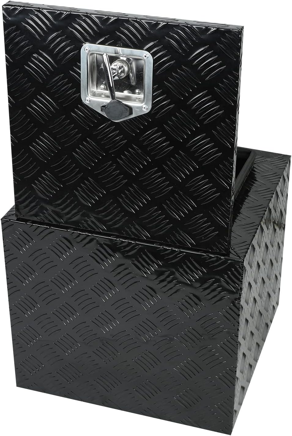 Black Aluminum 5 Bar Tread Tool Box G7637