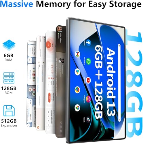 12 Inch Android Tablet with 8GB RAM 256GB ROM U598