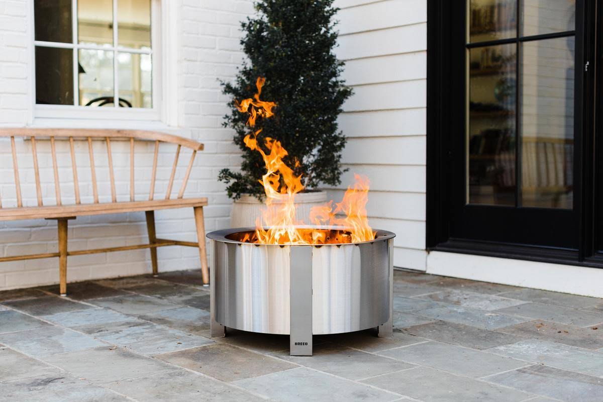 Stainless Steel Smokeless Fire Pit E93340