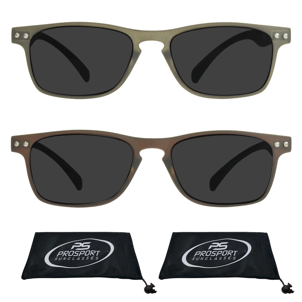 Black & Brown Reading Sunglasses 2 Pack Q168800
