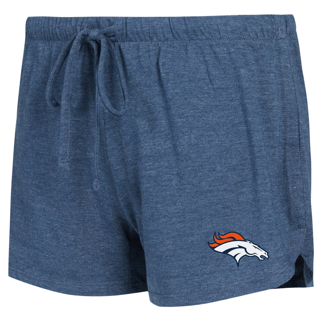 Navy Orange Raglan Long Sleeve T-Shirt & Shorts Lounge Set B4341