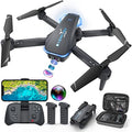Foldable Remote Control Quadcopter with 1080P Camera and 2 Batteries T430