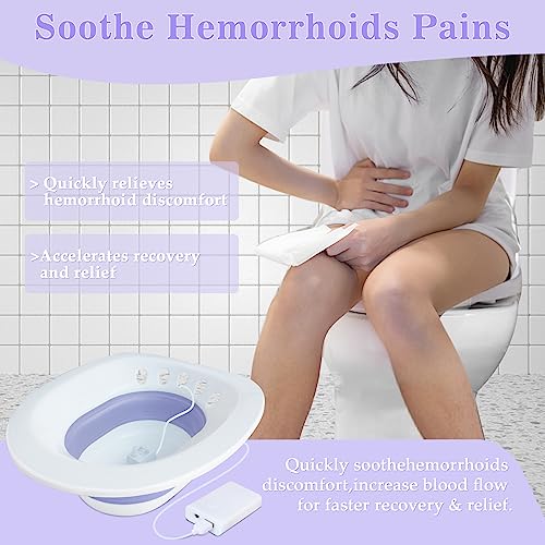 Electric Sitz Bath Kit for Toilet Seat, Automatic Flushing, Foldable F94981