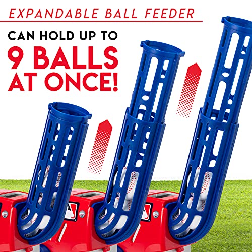 Plastic Baseball Pitching Machine with Adjustable Speeds W800