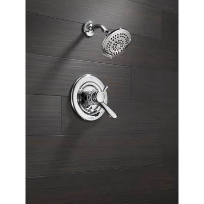 Chrome Shower Faucet Trim with Lever Handles Z9382