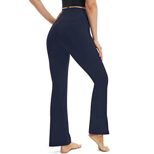 Women’s Bootcut Yoga Pants High Waisted V Crossover Wide Leg Flare Leggings L21478