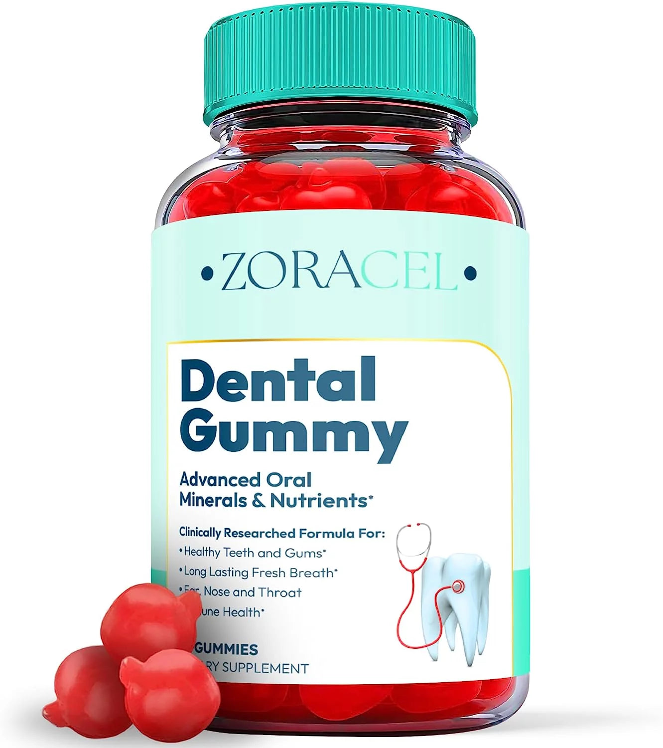 (1 Pack) 60 Gummies Dental Gummies Oral Probiotics Supplement O1621