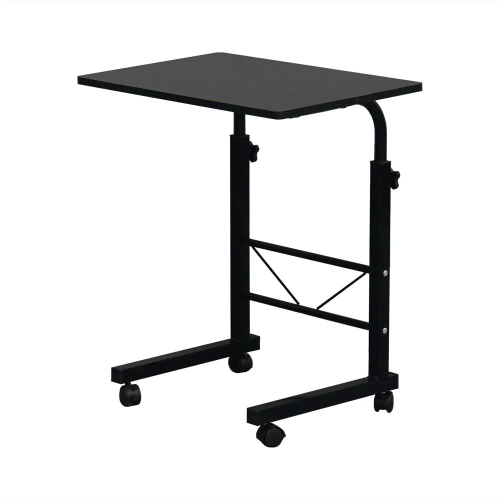 Black Mobile Laptop Desk Adjustable Side Table I530942