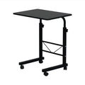 Black Mobile Laptop Desk Adjustable Side Table I530942