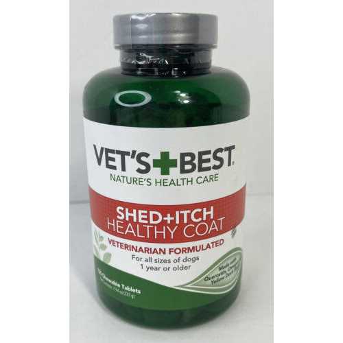 Healthy Coat Shed and Itch Relief Dog Supplements D724