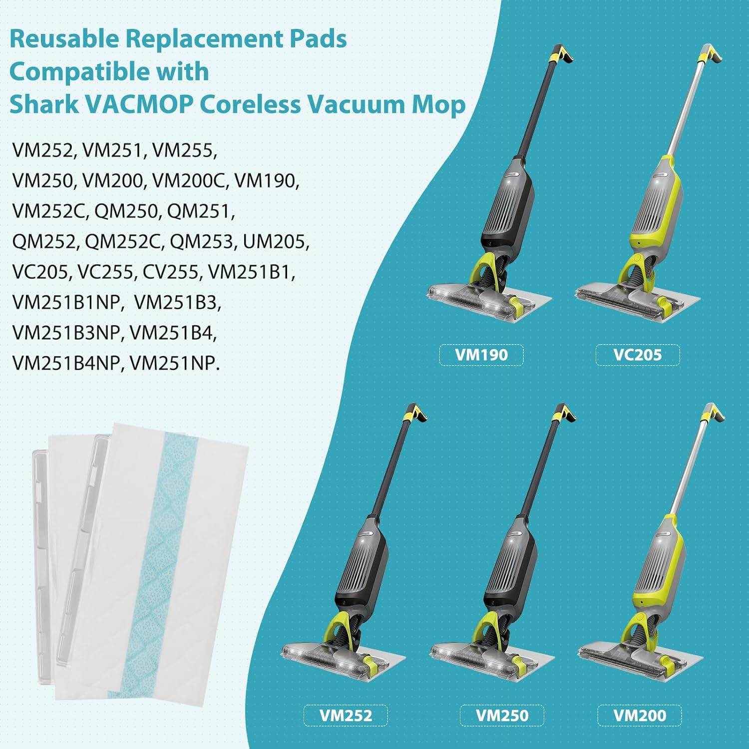 28 Pack Disposable Replacement Mop Pad Refills S671