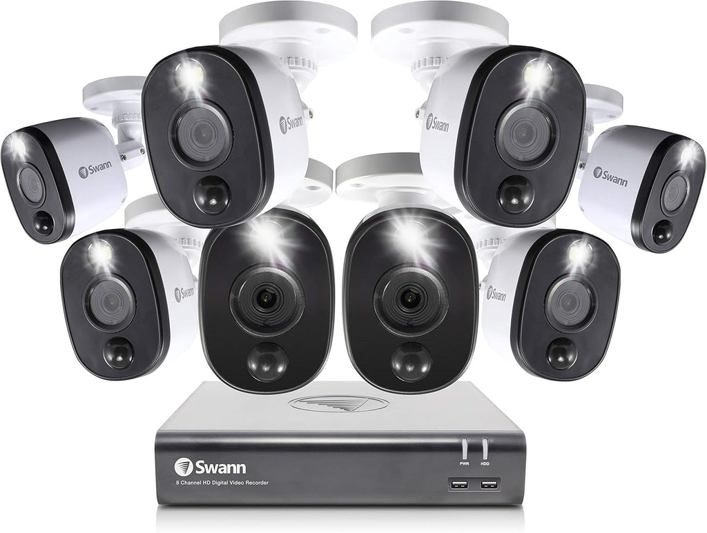 8 Channel 1080p HD DVR Security Camera System with 1TB Hard Drive O597163