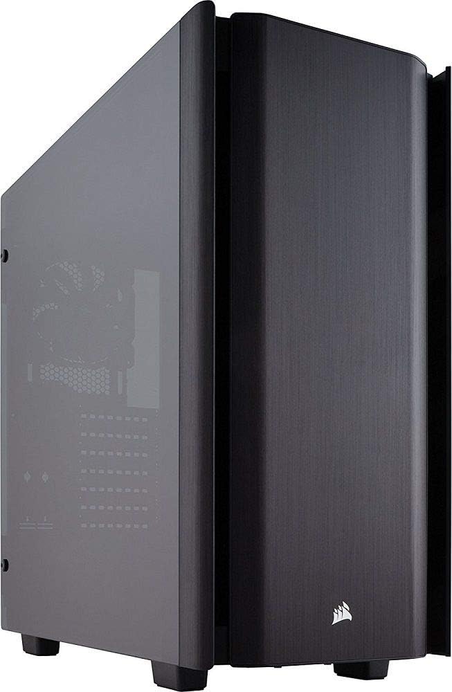 Smoked Tempered Glass Aluminum Super-Tower Case Y435