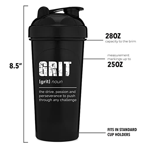[4 Pack] 28oz Shaker Bottle with Mixer Agitators R7587