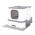 Large Top Entry Cat Litter Box with Lid H4213