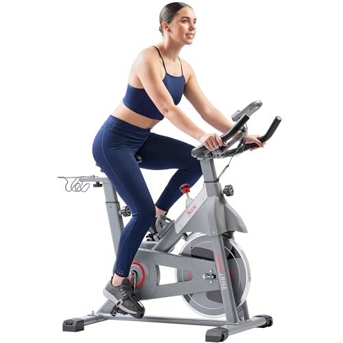 Indoor Cycling Exercise Bike with Adjustable Cushion Seat & Multi-Grip Handlebar S455811