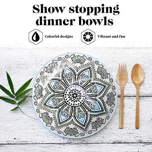 Set of 4 Large 9-inch Pasta Bowls P9920