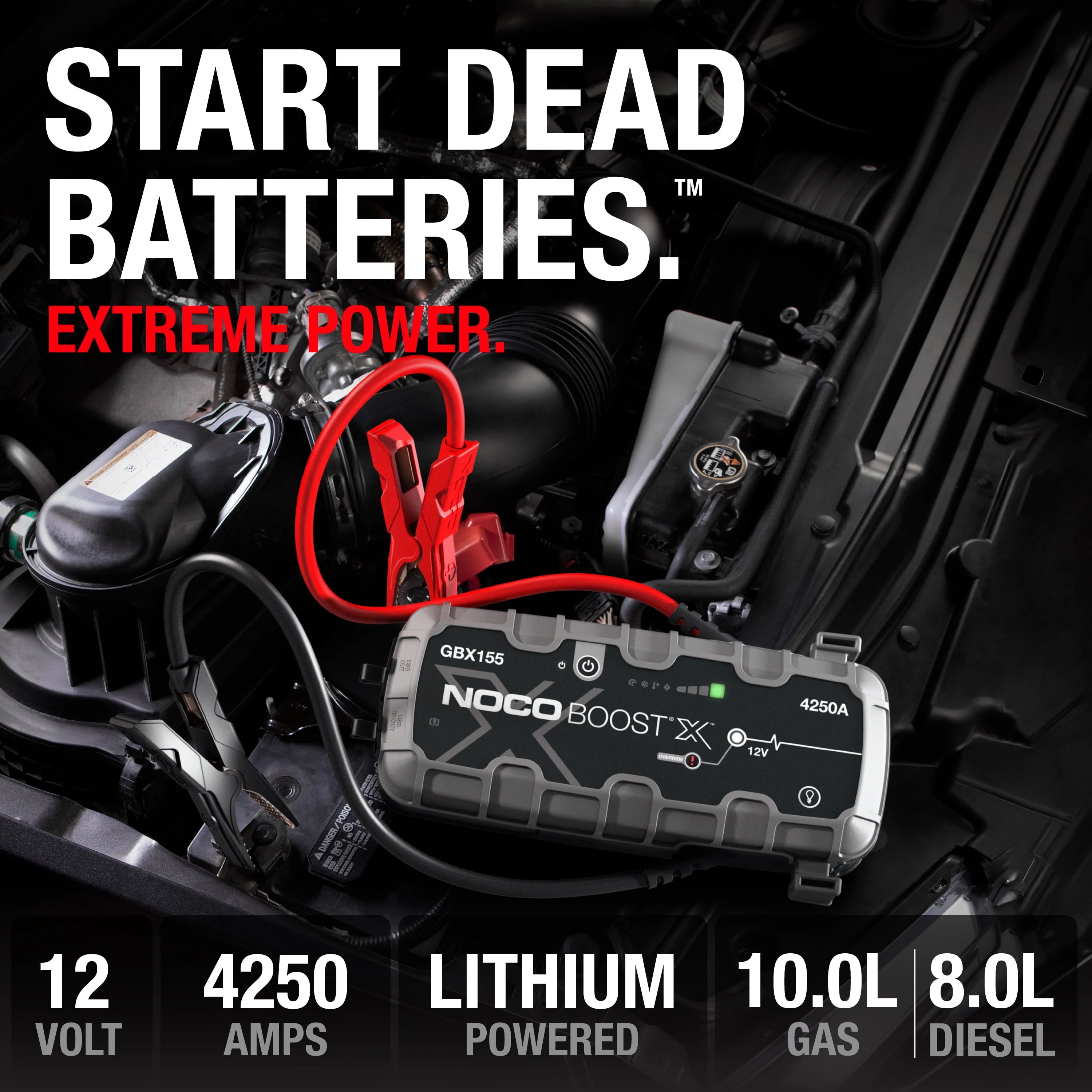 4250A 12V Portable Lithium Jump Starter H720