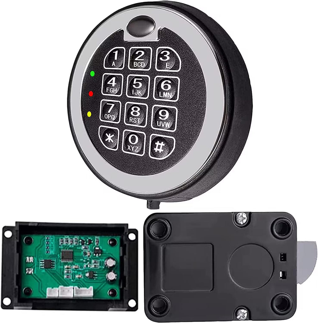 Chrome Electronic Digital Keypad Safe Lock B3120