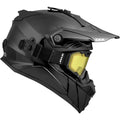 Black Fiberglass Helmet with Electric Lens Goggles XS D474383